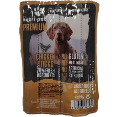 Nutri-Pet Premium Chicken Sticks Sticks de pollo para perros beneficiosos para su organismo 40 gr