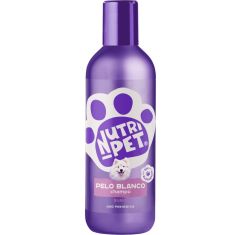 Imagen de Nutri-Pet Pelo Blanco Champú Champú suave para perros de pelo blanco blanquea unificando la tonalidad 500 ml