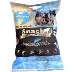 Imagen de Nutri-Pet Snacks Natural Dog Snacks Sabor Pescado Snacks para perros recompensa saludable 100 gr