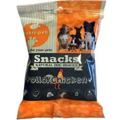 Imagen de Nutri-Pet Snacks Natural Dog Snacks Pollo Snacks para perros recompensa saludable 100 gr