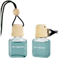 Imagen de Don Algodon Ambients Hombre Sándalo & Ámbar Perfumador Coche Ambientador colgante para coche con agradable fragancia a hombre más de 45 días de duración 5 ml