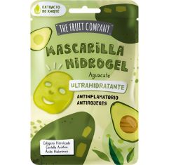 Imagen de The Fruit Company Ultrahidratante Aguacate Mascarilla Hidrogel Mascarilla facial ultrahidratante y antirojeces rica en nutrientes para piel suave y radiante con aroma fresco