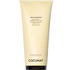 Imagen de Cocunat Rich Champu Champú nutritivo desenreda alisa cutículas y restaura puntas abiertas para cabello seco dañado rizado o teñido 200 ml