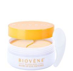 Imagen de Biovène Glow-Up Under Eyes Patches Parches de hidrogel para contorno de ojos energiza ilumina y reduce hinchazón con cafeína 60 uds