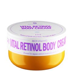 Imagen de Bongamo Vital Retinol Body Cream Crema corporal de textura ligera diseñada para el cuidado antiedad de la piel con aroma floral a violeta 200 ml