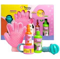Imagen de Tresky & Friends Cuidado Para Tu Mascota Estuche Set de cuidado para perros transforma el baño en una experiencia de spa y juego mimando a tu mascota