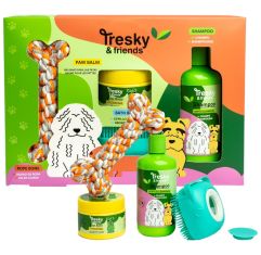 Imagen de Tresky & Friends Cuidado Para Tu Mascota Estuche Set de cuidado para perros transforma el baño en una experiencia de spa y juego mimando a tu mascota