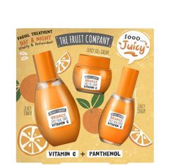 Imagen de The Fruit Company Orange Vitamin C Day & Night Facial Treatment Estuche Set de cuidado facial con ingredientes estrella luce una piel fresca radiante e hidratada lista para brillar