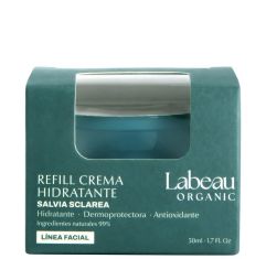Imagen de Labeau Organic Salvia Sclarea Crema Hidratante Facial Recarga Crema hidratante dermoprotectora y antioxidante prolonga la hidratación durante 24 horas 50 ml