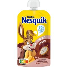 Imagen de Nestle Bolsita Nesquik Postre lácteo con cacao de textura cremosa y suave rico en proteínas a partir de 3 años 110 gr