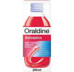 Imagen de Oraldine Colutorio Antiséptico Enjuage bucal antigingivitis trata y previene problemas bucales 200 ml