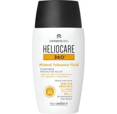 Imagen de Heliocare 360º Mineral Tolerance Fluid Protector Solar Spf 50 Protector solar de textura ligera y alta tolerancia resistente al agua para acabado invisible 50 ml