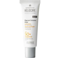 Imagen de Heliocare 360º Pigment Solution Fluid Protector Solar Spf 50+ Protector solar facial resistente al agua previene y corrige hiperpigmentaciones y manchas solares 50 ml