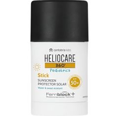 Heliocare 360º Pediatrics Stick Protector Solar Spf 50+ Stick solar facial y corporal hipoalergénico de textura ligera neutraliza y repara el daño solar 25 gr