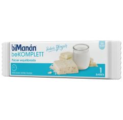 Imagen de Bimanan Barrita Sustitutive Sabor Yogur Complemento Alimenticio Complemento alimenticio ayuda a la bajada de peso rico en proteínas y fibra 1 ud