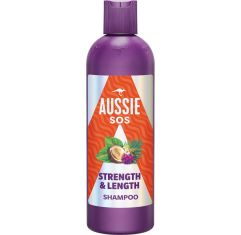 Imagen de Aussie Sos Strength & Length Shampoo Champú ofrece reparación intensiva para cabello débil y quebradizo 300 ml