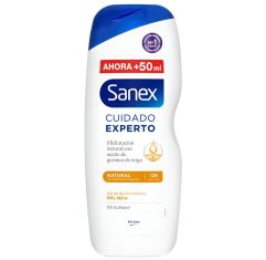 Sanex Cuidado Experto Natural Gel De Ducha Gel de ducha hidratante con aceite de germen de trigo 600 ml