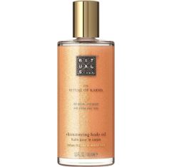 Imagen de Rituals The Ritual Of Karma Shimmering Body Oil Huile Pours Corps Aceite corporal brillante de loto sagrado y té blanco 100 ml