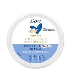 Imagen de Dove Body Love One Creme For Face, Hands & Body Crema nutritiva ligera de cara manos y cuerpo 250 ml