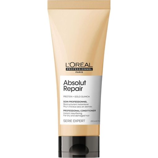 L'Oreal Professionnel Absolut Repair Professional Conditioner Acondicionador reconstructor instantáneo nutre repara y fortalece desde la raíz para cabello dañado 200 ml