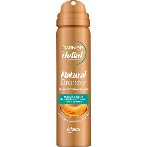 Delial Natural Bronzer Bruma Aurobronceadora Autobronceador facial hidrata y nutre para bronceado sin marcas natural y uniforme 75 ml