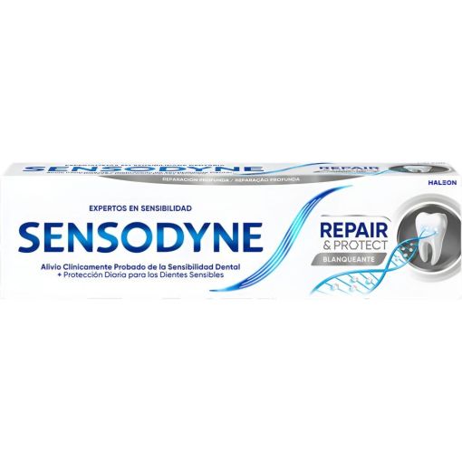 Sensodyne Dent&iacute;frico Repair & Protect Blanqueante Pasta de dientes blanqueante alivia el dolor de la sensibilidad dental 75 ml