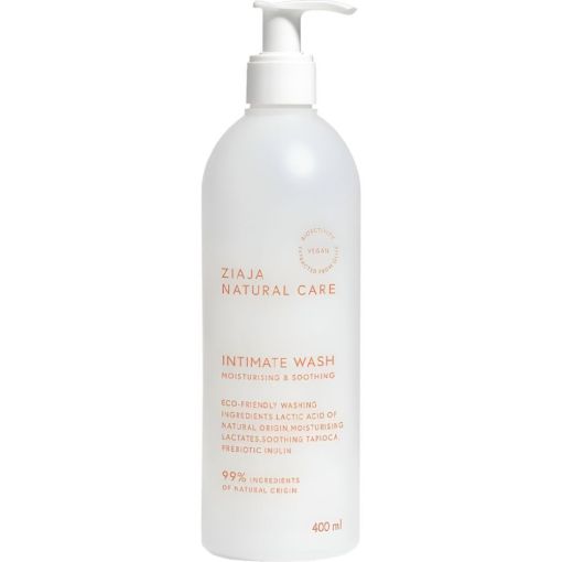 Ziaja Natural Care Gel De Higiene &Iacute;ntima Hidratante Y Calmante Gel de higiene &iacute;ntima vegano limpia suavemente sin afectar al ph de la zona &iacute;ntima 400 ml