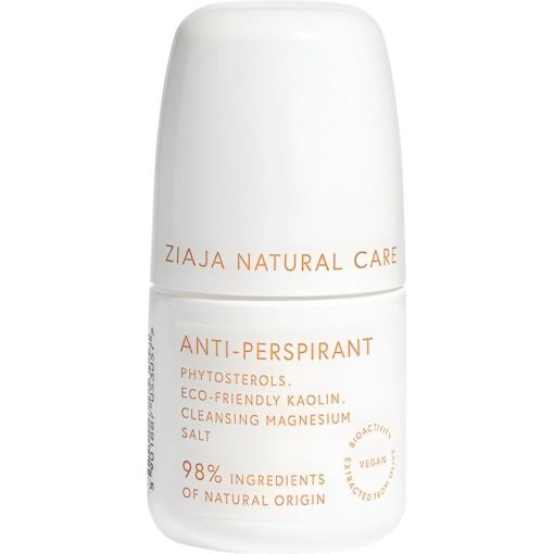 Ziaja Natural Care Antitranspirante Desodorante Roll-On Desodorante vegano antitranspirante con f&oacute;rmula innovadora mineral 60 ml