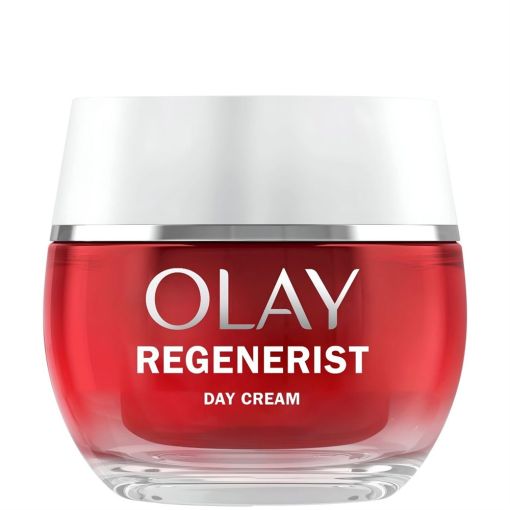 Olay Regenerist Day Cream Fragance Free Crema facial de d&iacute;a hidratante y reafirmante sin perfumes optimiza la renovaci&oacute;n celular para una piel m&aacute;s joven y tersa 50 ml