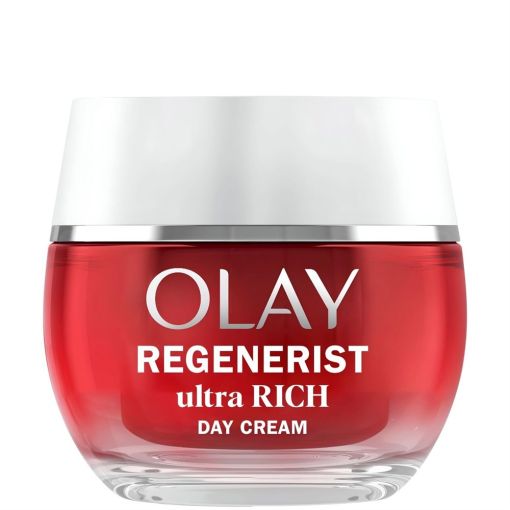 Olay Regenerist Ultra Rich Crema De D&iacute;a Crema facial de d&iacute;a ultrarica y reafirmante penetra hasta 10 capas de profundidad para una piel m&aacute;s joven y tersa 50 ml