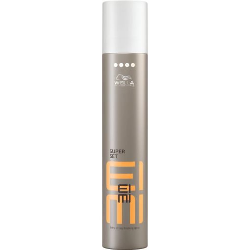 Wella Professionals Eimi Super Set Extra Strong Finishing Spray Nº4 Laca fijadora profesional extrafuerte ayuda a proteger el cabello contra rayos humedad y daño
