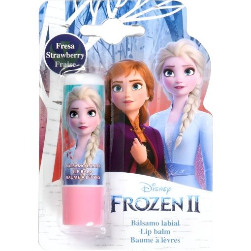 Disney Frozen Ii Bálsamo Labial Bálsamo labial cuida de la correcta hidratación de los labios con sabor a fresa
