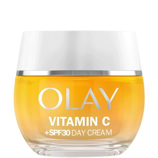 Olay Vitamin C Day Cream Spf 30+ Crema de d&iacute;a iluminadora hidrata 24 horas piel m&aacute;s luminosa y uniforme en 14 d&iacute;as 50 ml