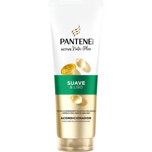 Pantene Pro-V Active Nutri-Plex Suave & Liso Acondicionador Acondicionador combate aspereza y encrespamiento acabado suave y sedoso para cabello seco 275 ml