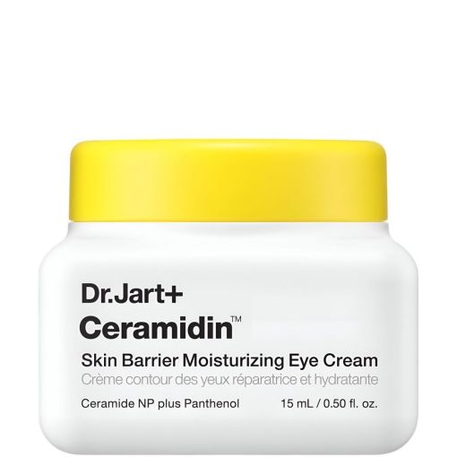Dr.Jart+ Ceramidin Skin Barrier Moisturizing Eye Cream Contorno de ojos de textura no grasa hidrata y suaviza para aspecto más brillante y despierto 15 ml