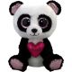 Beanie Boos Esme Panda With Heart Peluche suave y agradable al tacto ideal para regalar