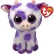 Beanie Boos Ethel Cow Purple Peluche suave y agradable al tacto ideal para regalar