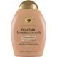 Ogx Brazilian Keratin Smooth Conditioner Acondicionador limpia en profundidad ofreciendo un acabado sano y brillante para cabello grueso 385 ml