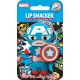 Lip Smacker Best Flavour Forever Capitan América Bálsamo labial y divertido llavero lucha contra los labios secos y agrietados