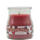 Shaumar Vela Perfumada Frutos Del Bosque Vela de cera vegetal perfumada en vaso de cristal 100% reciclable 100 gr