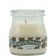 Shaumar Vela Perfumada Coco Vela de cera vegetal perfumada vaso de cristal 100% reciclable 100 gr