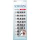 Ardell Pestañas Postizas Individuales Seamless Wispies Pestañas postizas individuales entrecruzadas de volumen medio acabado invisible y perfecto 32 uds