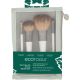 Ecotools On-The-Gold-Style Neceser Set de brochas y pinceles para retocarte sin esfuerzo estés donde estés 4 uds
