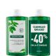 Klorane Seborreductor Champú A La Ortiga Duplo Formato Ahorro Champú sobrerregulador equilibra sanea y regula el exceso de sebo para cabello graso 2x400 ml