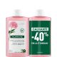Klorane Peonía Bio Calmante Champú Duplo Formato Especial Champú calmante ofrece una sensación de alivio durante 24 horas para cuero cabelludo sensible 2x400 ml