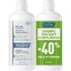 Ducray Kelual Squanorm Shampooing Duplo Formato Especial Champú trata la caspa grasa y alivia los picores en el cuero cabelludo para un cabello más sano 2x400 ml