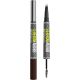 Maybelline Brow Inserts Lápiz de cejas con cepillo para conseguir unas cejas rellenas y naturales hasta 36 horas de duración
