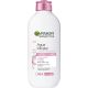 Garnier Skin Active Agua Micelar + Leche Hidratante Agua micelar en leche hidratante desmaquilla y limpia para rostro labios y ojos 400 ml