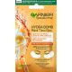 Garnier Skin Active Mask Tissu Ojos Anti-Fatiga Mascarilla para ojos reductora de ojeras con extracto de naranja y ácido hialurónico 2 uds