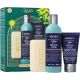 Kiehl'S Men'S Energizing Essentials Estuche Tratamiento facial hidratante limpiador y refrescante de textura ligera para piel luminosa sin efecto pegajoso